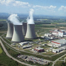 une centrale nucléaire