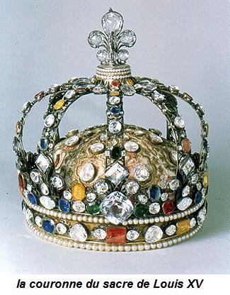 couronne du sacre de Louis XV