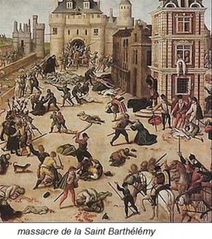 le massacre Saint Barthélemy