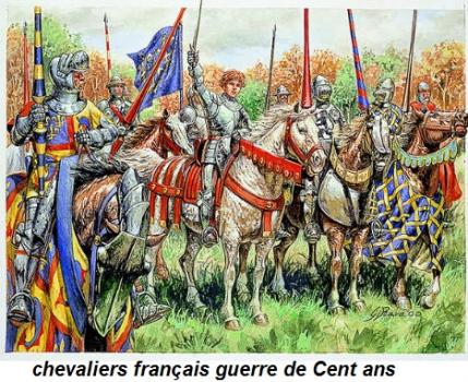 soldats français lors de la guerre de Cent ans