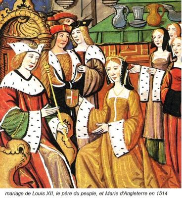 mariage de Louis XII et Marie d'Angleterre